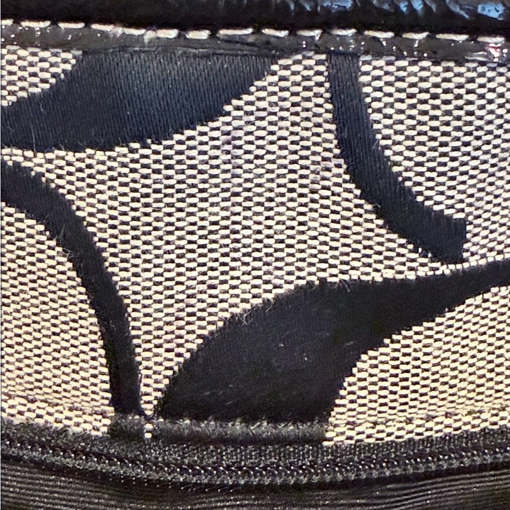 Coach Kyra Signature large beige and black canvas tote F18855 - Picture 4 of 13